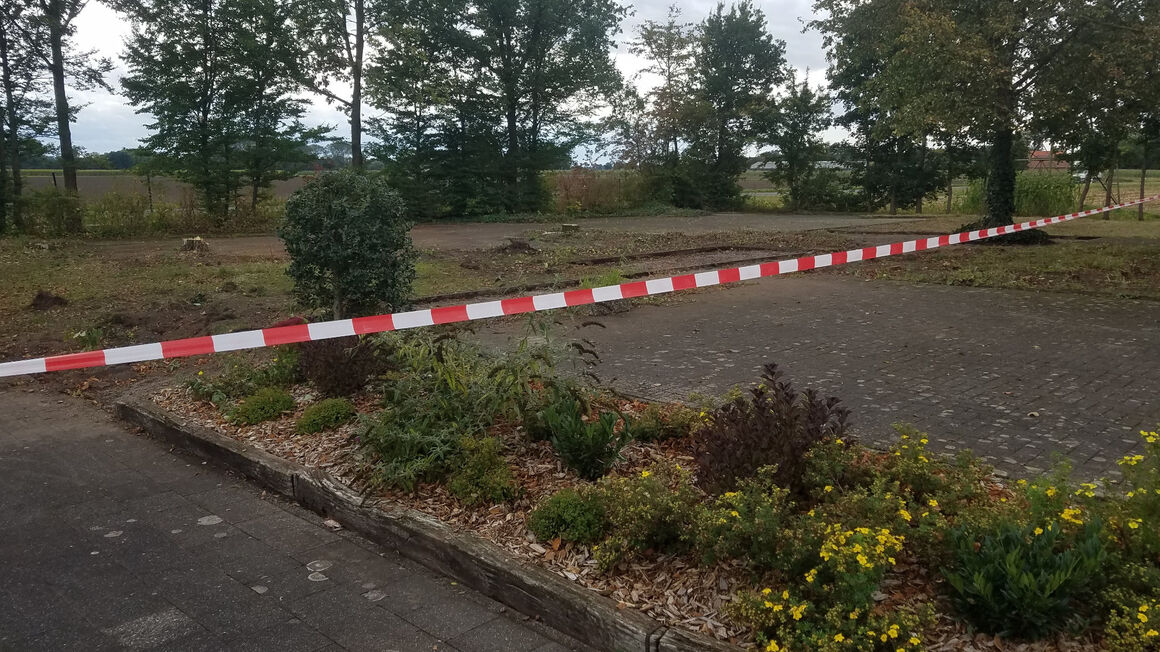 Geht los: Bauplatz für GWA Gymnastikraum vorbereitet