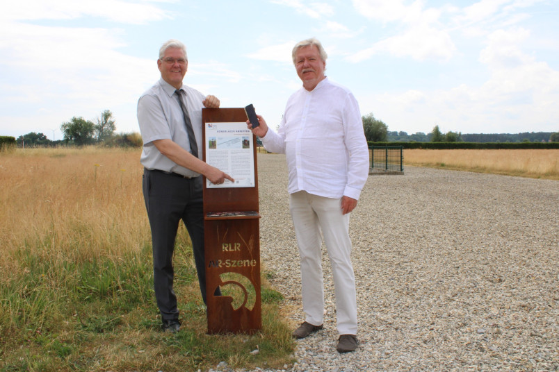 Bürgermeister Werner Peitz und 1. Vorsitzender Förderverein Manfred Köllner