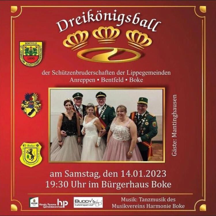 Dreikönigsball am 14. Januar 2023