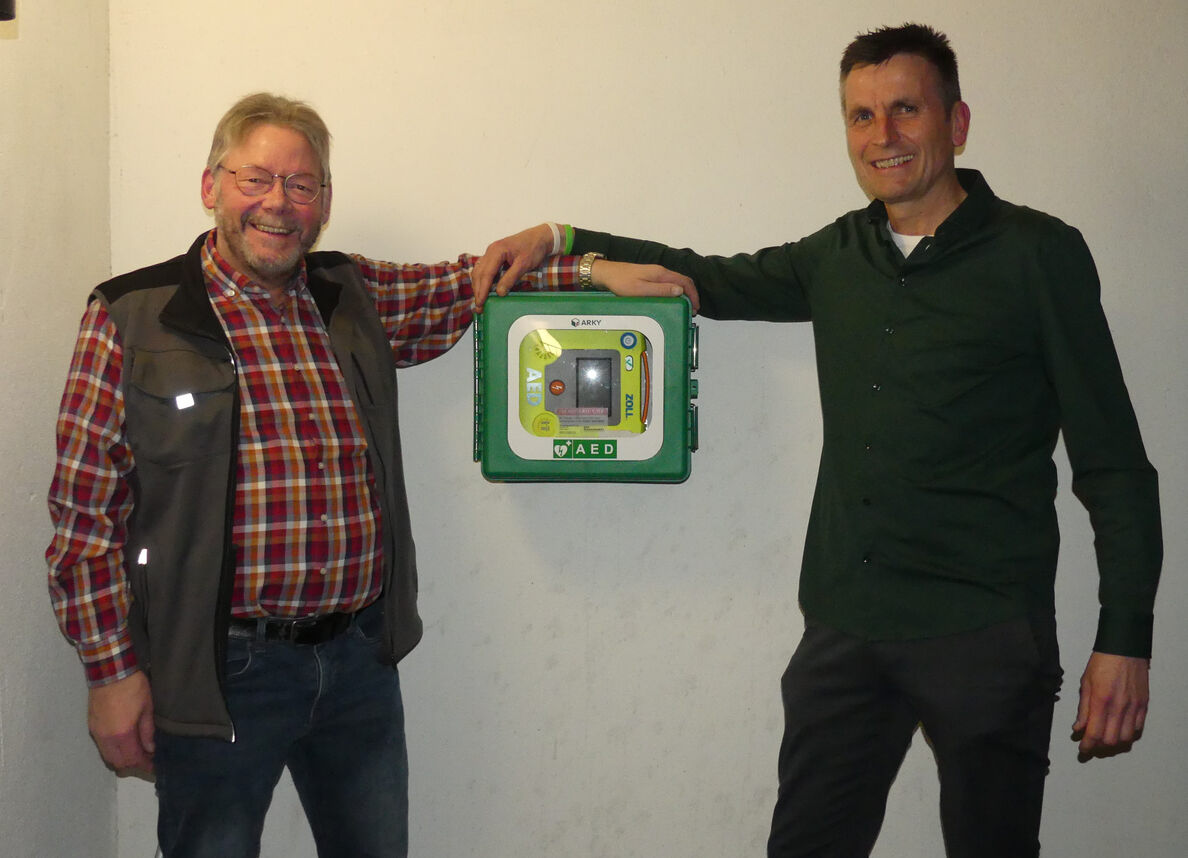 Präsentation eines neuen Defibrillators