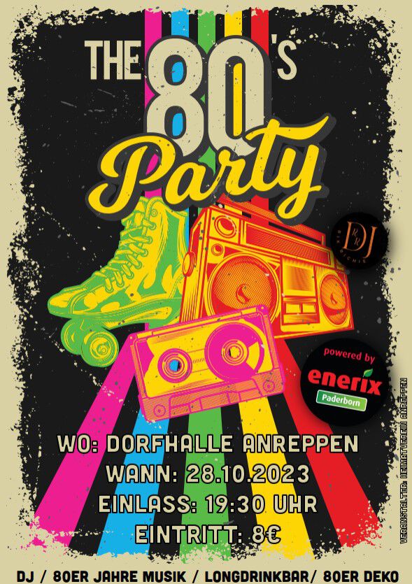 80er Jahre Party
