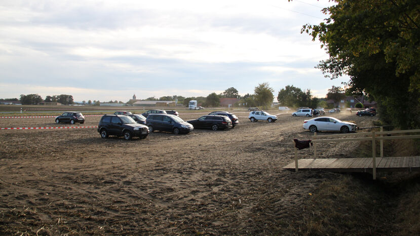 Tag des Jugendfußballs  -staubiges Parkfeld-