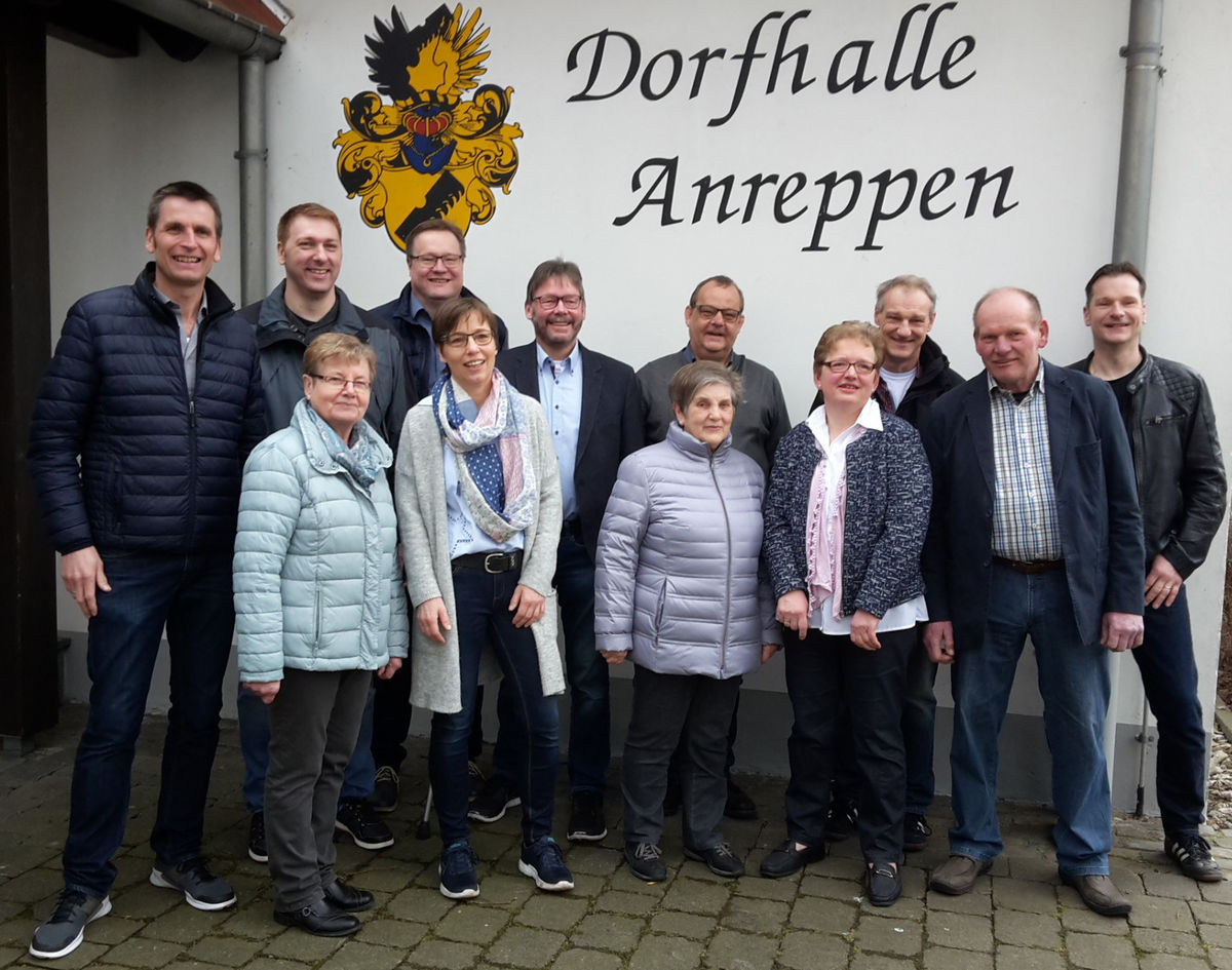 Heimatverein Anreppen Vorstand 2018